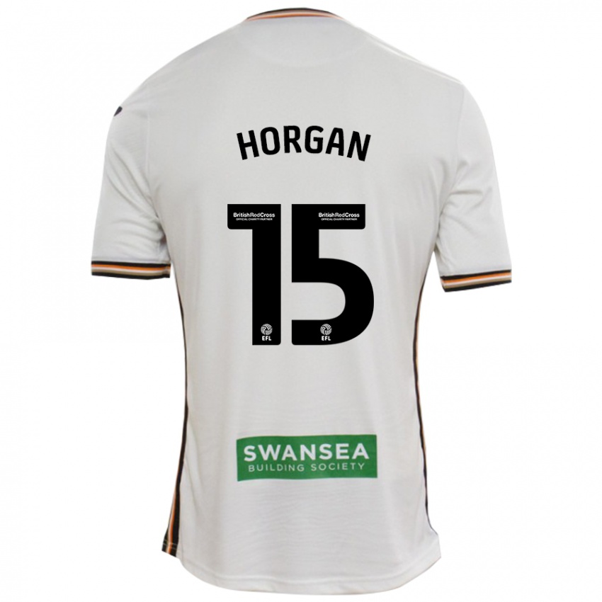 Hombre Camiseta Gwenan Horgan #15 Blanco 1ª Equipación 2024/25 La Camisa Chile