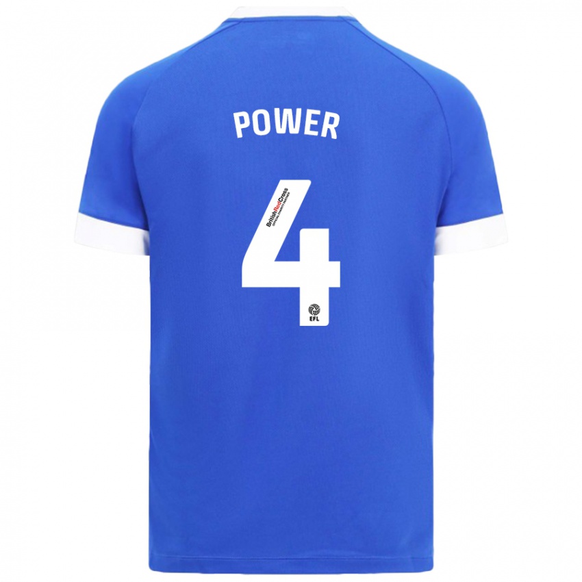 Hombre Camiseta Hannah Power #4 Azul Cielo 1ª Equipación 2024/25 La Camisa Chile