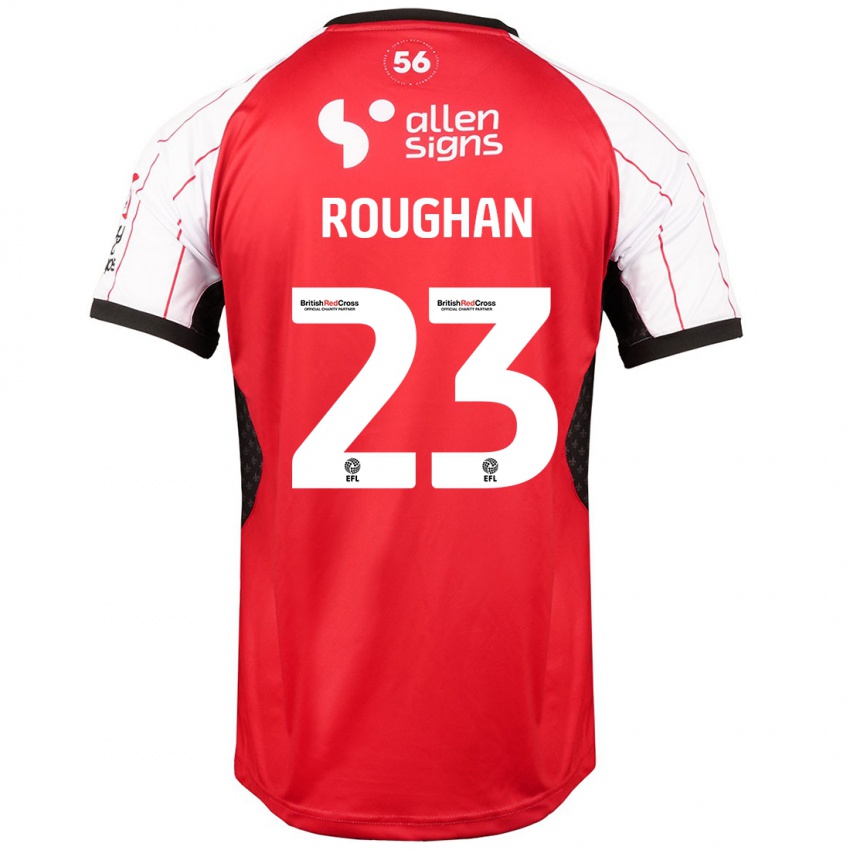 Hombre Camiseta Sean Roughan #23 Blanco 1ª Equipación 2024/25 La Camisa Chile