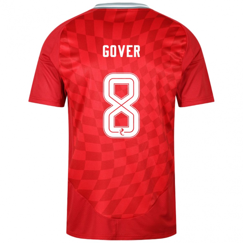 Hombre Camiseta Chloe Gover #8 Rojo 1ª Equipación 2024/25 La Camisa Chile