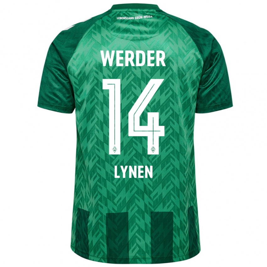 Hombre Camiseta Senne Lynen #14 Verde 1ª Equipación 2024/25 La Camisa Chile