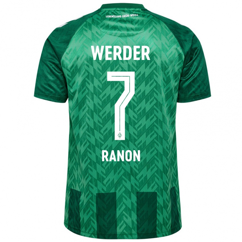 Hombre Camiseta Yuval Ranon #7 Verde 1ª Equipación 2024/25 La Camisa Chile