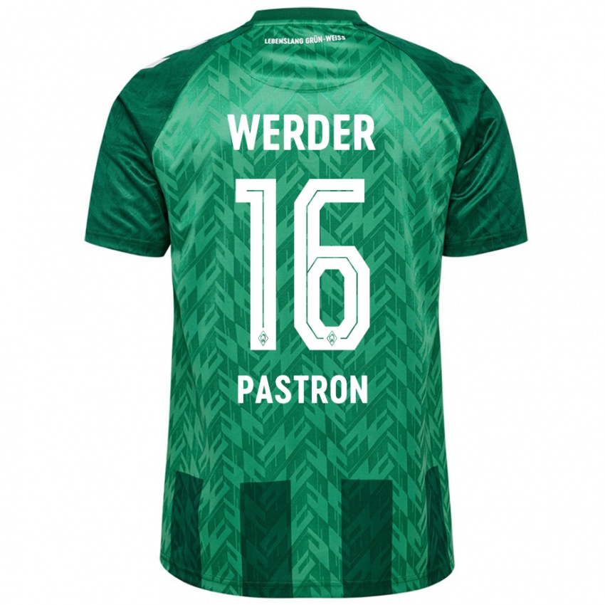 Hombre Camiseta Alvin Pastron #16 Verde 1ª Equipación 2024/25 La Camisa Chile