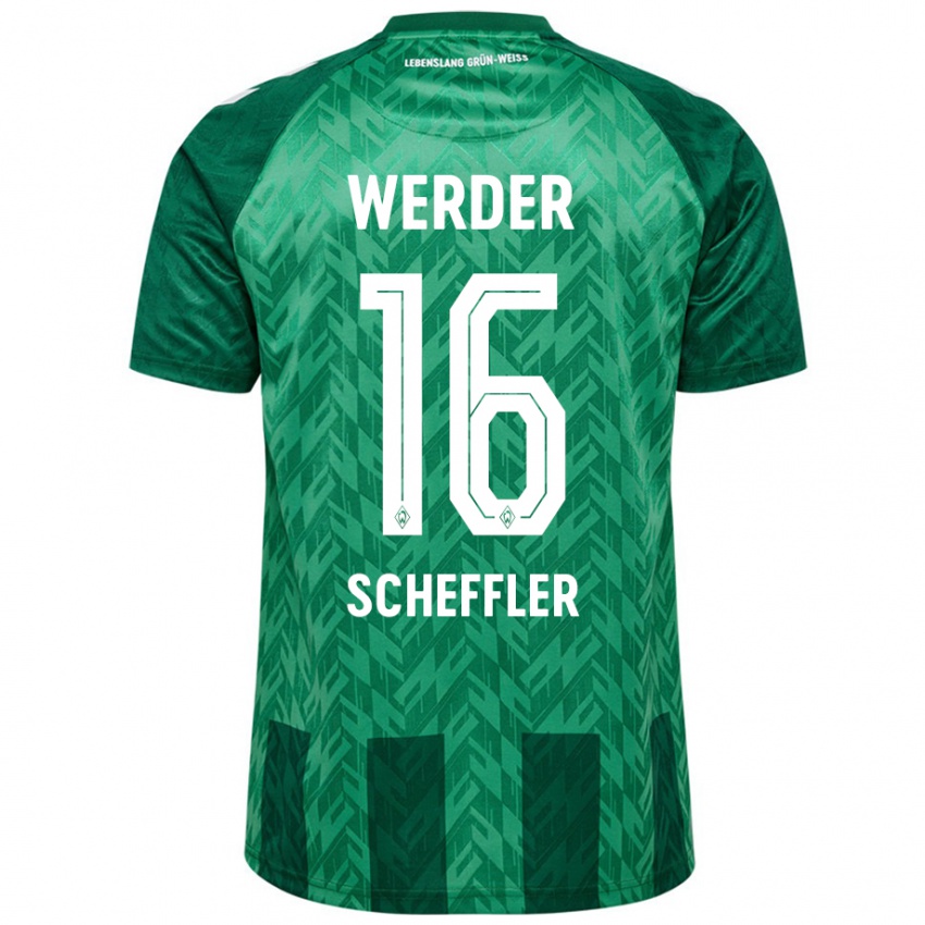 Hombre Camiseta Ian Scheffler #16 Verde 1ª Equipación 2024/25 La Camisa Chile