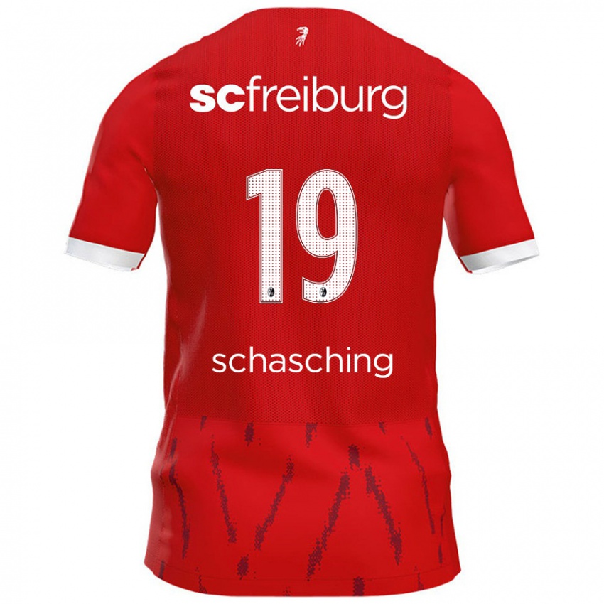 Hombre Camiseta Annabel Schasching #19 Rojo 1ª Equipación 2024/25 La Camisa Chile