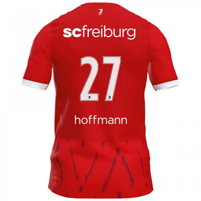 Hombre Camiseta Giovanna Hoffmann #27 Rojo 1ª Equipación 2024/25 La Camisa Chile