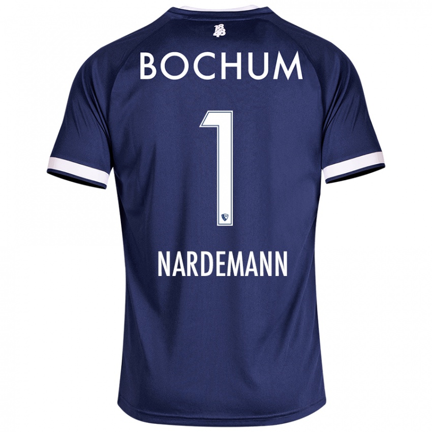 Hombre Camiseta Kari Närdemann #1 Azul Oscuro 1ª Equipación 2024/25 La Camisa Chile