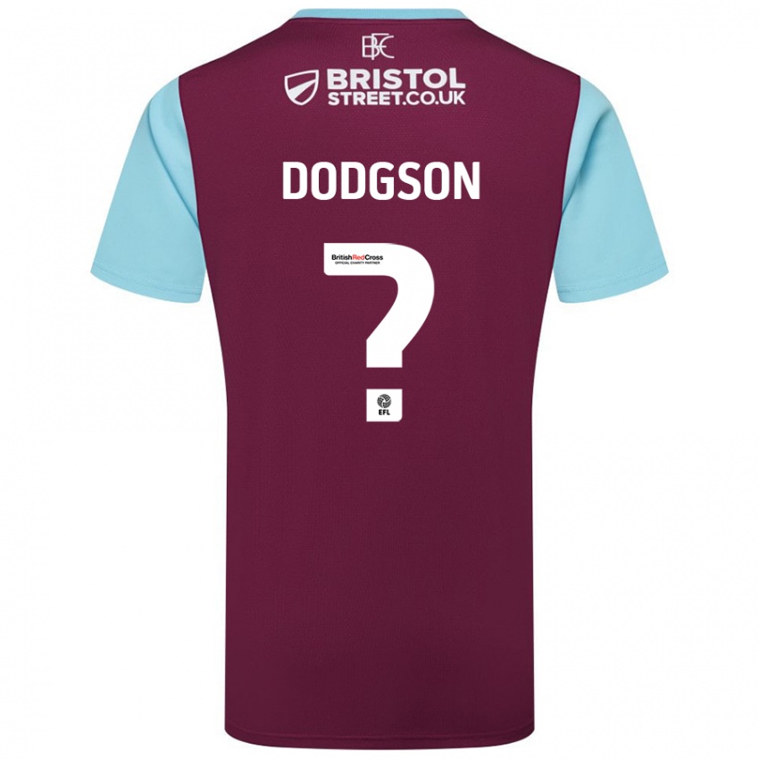 Hombre Camiseta Owen Dodgson #0 Borgoña Azul Cielo 1ª Equipación 2024/25 La Camisa Chile