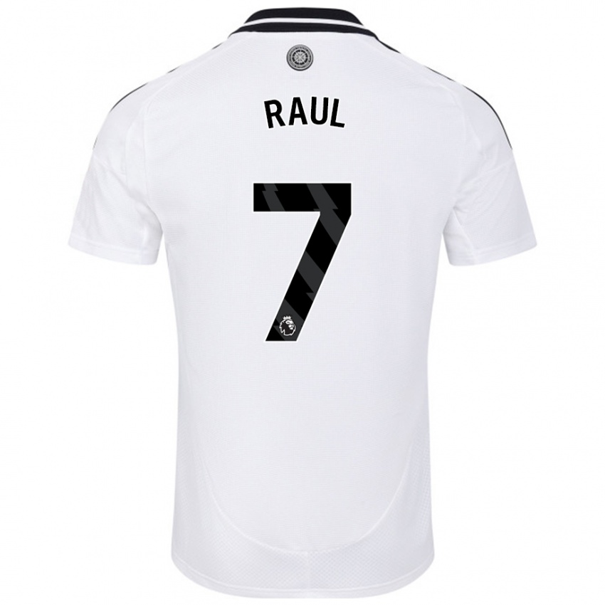 Hombre Camiseta Raúl Jiménez #7 Blanco 1ª Equipación 2024/25 La Camisa Chile