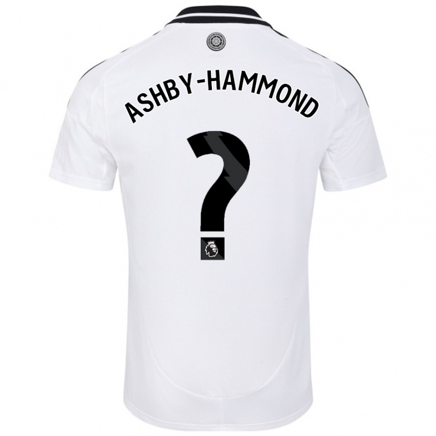 Hombre Camiseta Luca Ashby-Hammond #0 Blanco 1ª Equipación 2024/25 La Camisa Chile