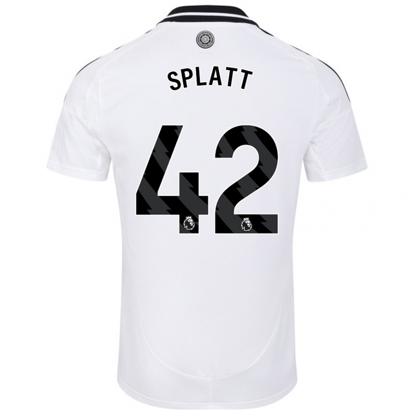 Hombre Camiseta Delano Splatt #42 Blanco 1ª Equipación 2024/25 La Camisa Chile