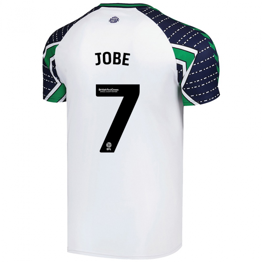 Hombre Camiseta Jobe Bellingham #7 Blanco 2ª Equipación 2024/25 La Camisa Chile