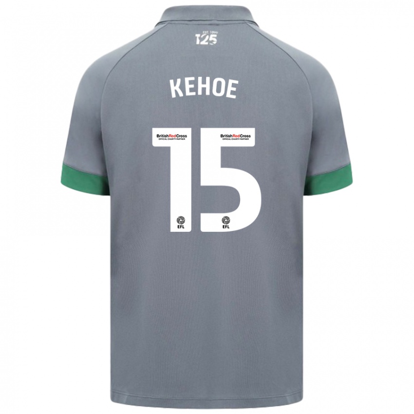 Hombre Camiseta Molly Kehoe #15 Gris Oscuro 2ª Equipación 2024/25 La Camisa Chile