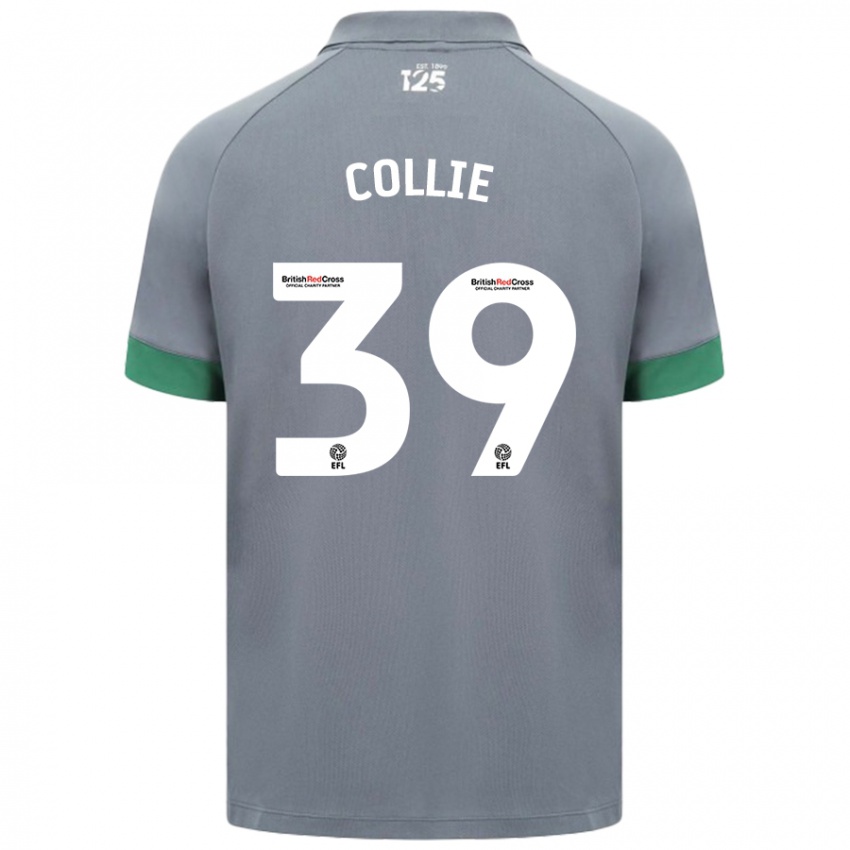 Hombre Camiseta Eliza Collie #39 Gris Oscuro 2ª Equipación 2024/25 La Camisa Chile