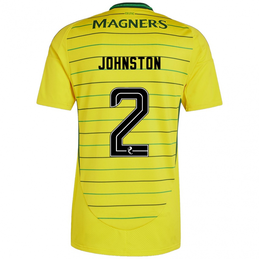 Hombre Camiseta Alistair Johnston #2 Amarillo 2ª Equipación 2024/25 La Camisa Chile