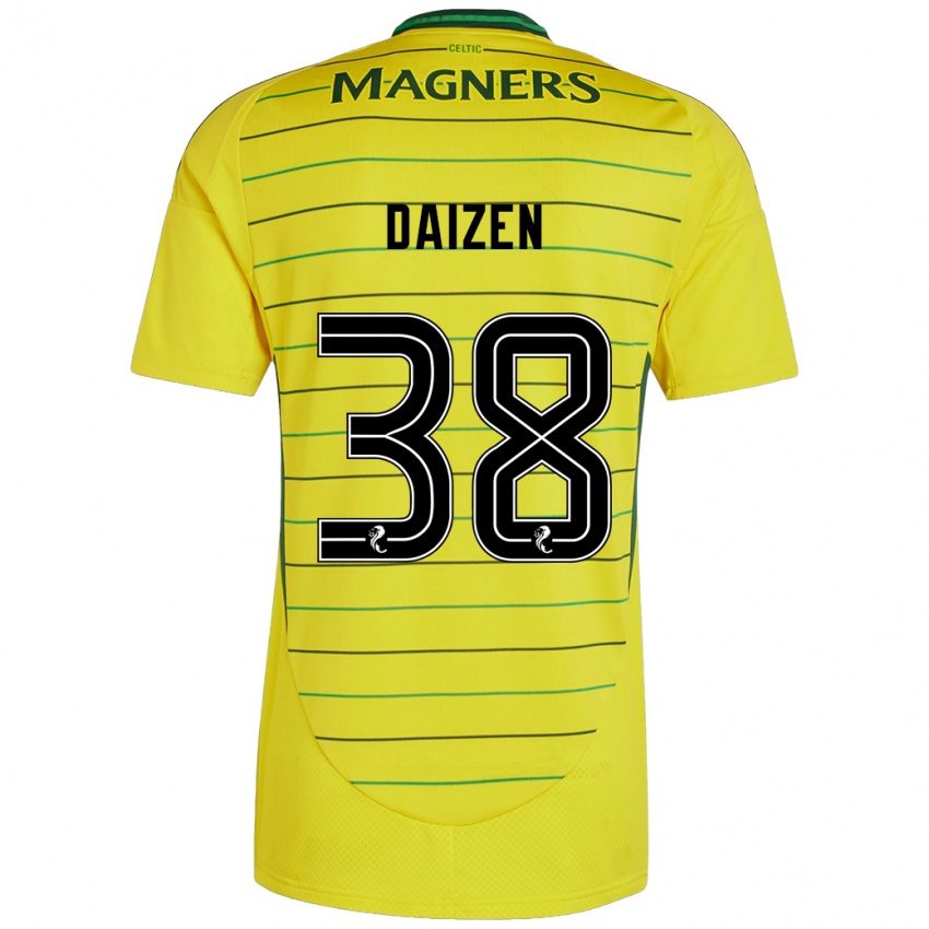 Hombre Camiseta Daizen Maeda #38 Amarillo 2ª Equipación 2024/25 La Camisa Chile