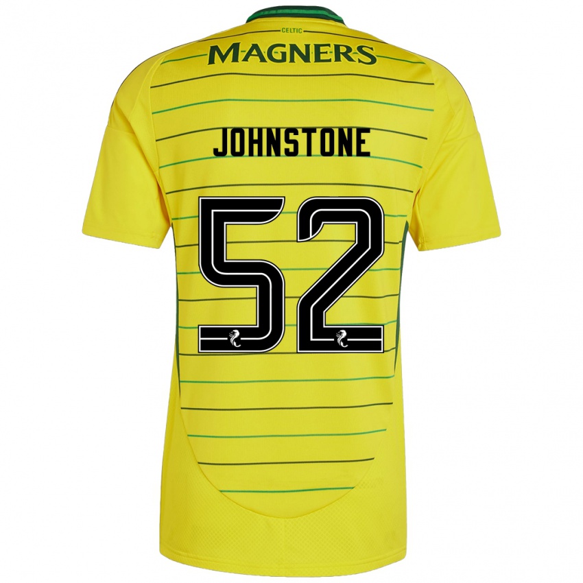 Hombre Camiseta Rachael Johnstone #52 Amarillo 2ª Equipación 2024/25 La Camisa Chile