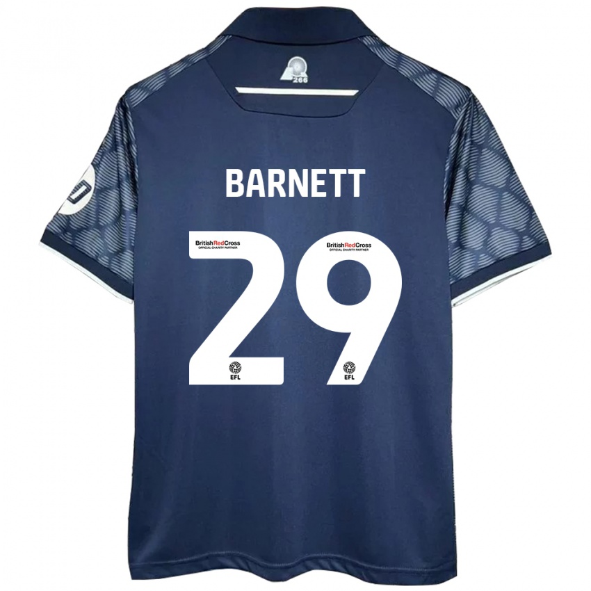 Hombre Camiseta Ryan Barnett #29 Negro 2ª Equipación 2024/25 La Camisa Chile