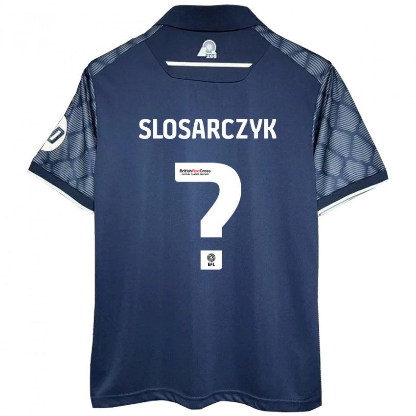 Hombre Camiseta Nikolas Slosarczyk #0 Negro 2ª Equipación 2024/25 La Camisa Chile