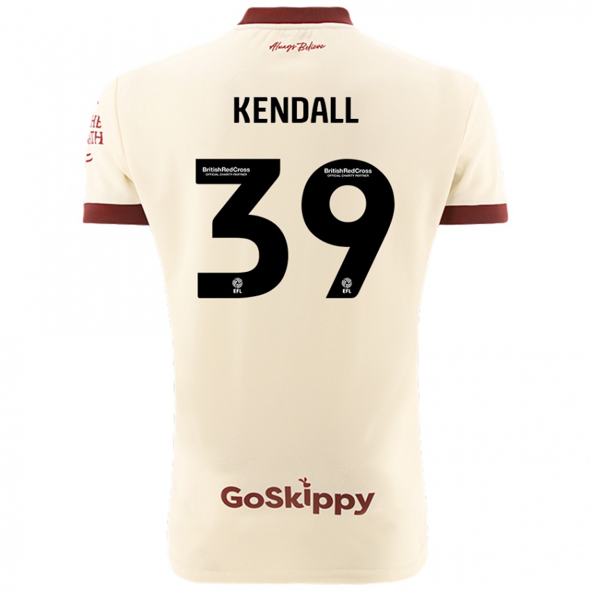 Hombre Camiseta Maya Kendall #39 Crema Blanco 2ª Equipación 2024/25 La Camisa Chile