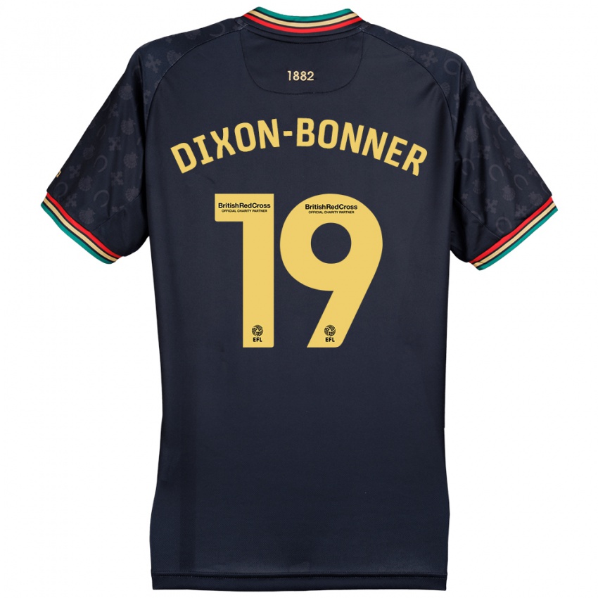 Hombre Camiseta Elijah Dixon-Bonner #19 Azul Marino Oscuro 2ª Equipación 2024/25 La Camisa Chile