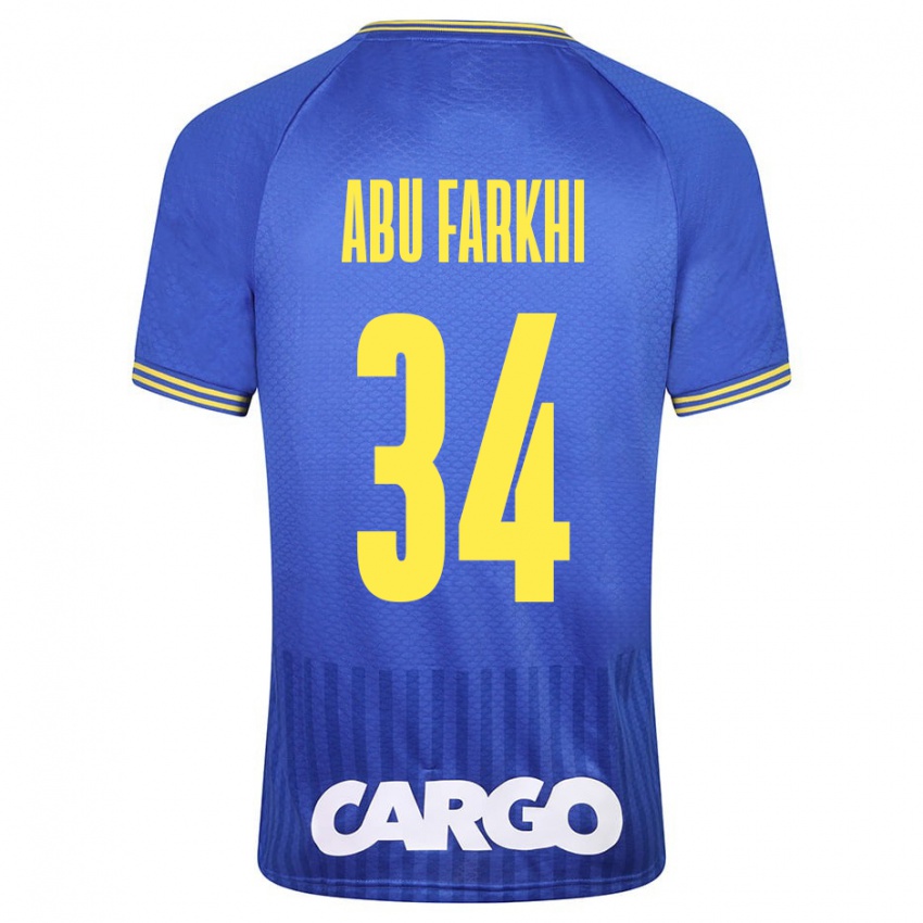 Hombre Camiseta Sayed Abu Farkhi #34 Blanco 2ª Equipación 2024/25 La Camisa Chile