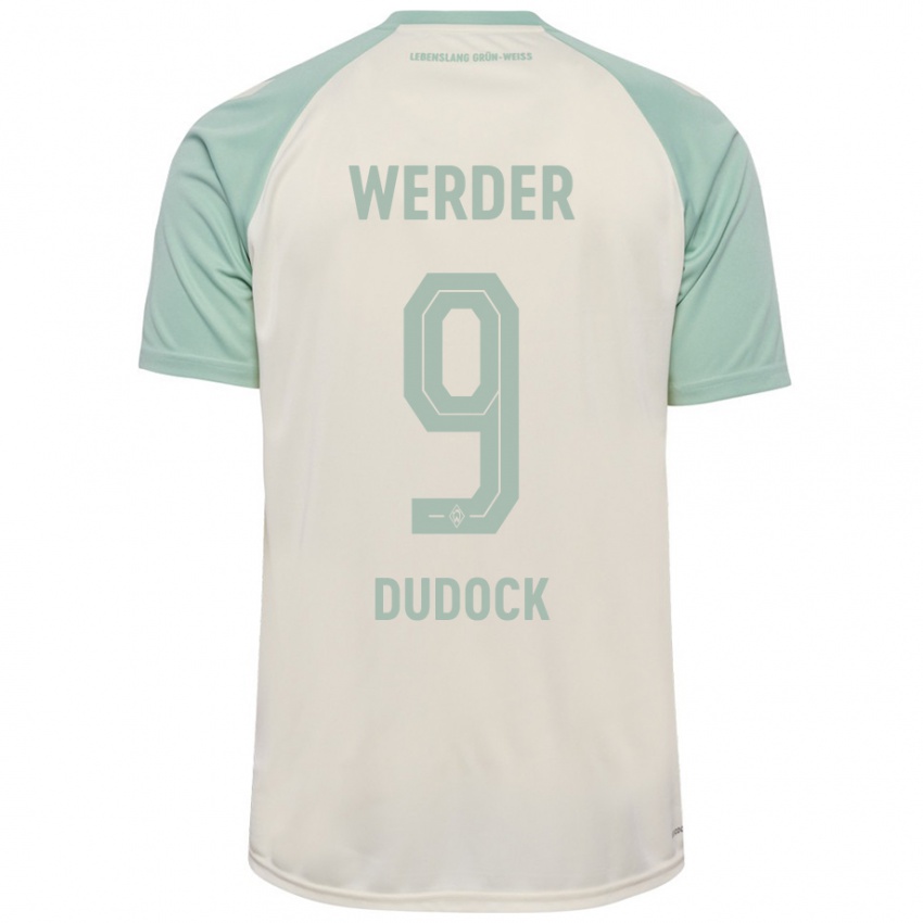 Hombre Camiseta Joshua Dudock #9 Blanquecino Verde Claro 2ª Equipación 2024/25 La Camisa Chile