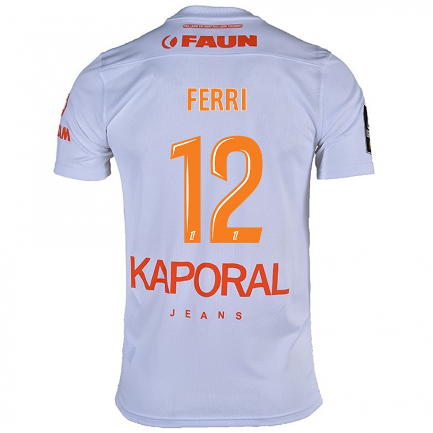 Hombre Camiseta Jordan Ferri #12 Blanco 2ª Equipación 2024/25 La Camisa Chile