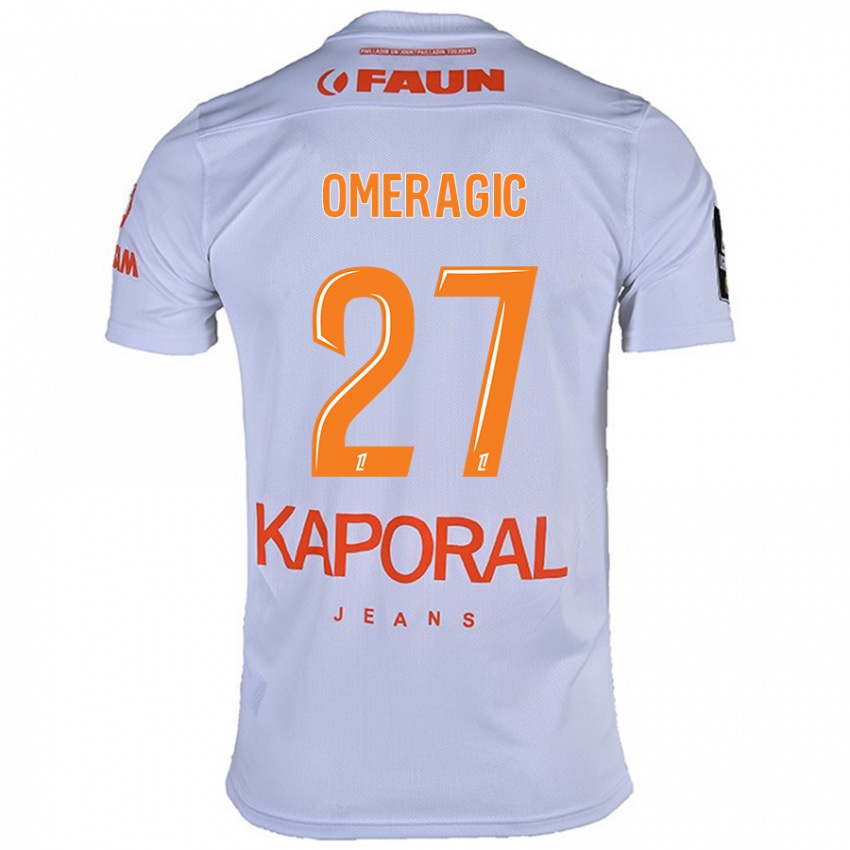 Hombre Camiseta Becir Omeragic #27 Blanco 2ª Equipación 2024/25 La Camisa Chile