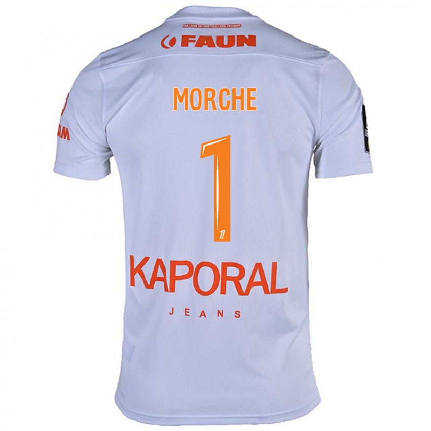 Hombre Camiseta Cosette Morché #1 Blanco 2ª Equipación 2024/25 La Camisa Chile