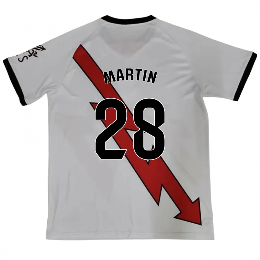 Hombre Camiseta Pablo Martín #28 Rojo 2ª Equipación 2024/25 La Camisa Chile