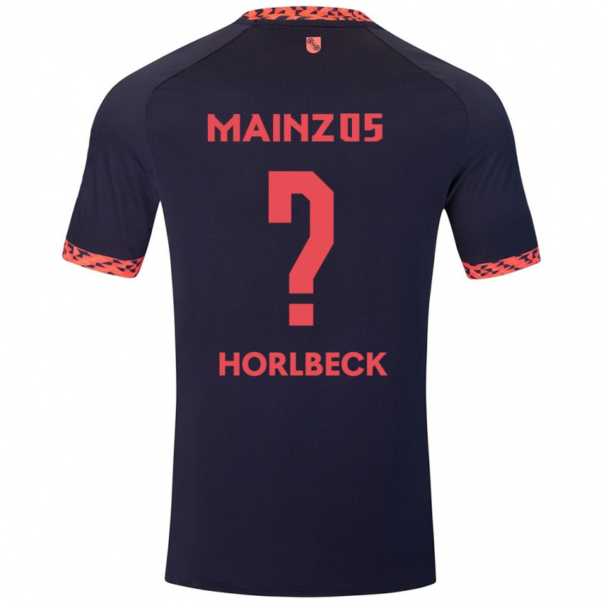 Hombre Camiseta Dominik Horlbeck #0 Azul Coral Rojo 2ª Equipación 2024/25 La Camisa Chile