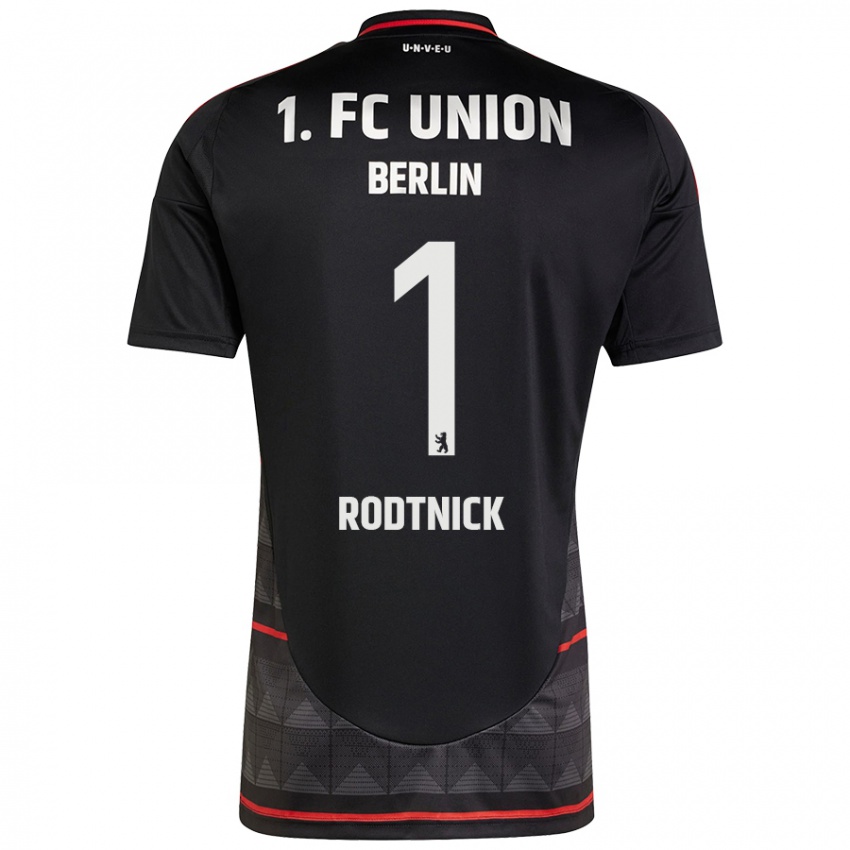 Hombre Camiseta Jaden Rodtnick #1 Negro 2ª Equipación 2024/25 La Camisa Chile