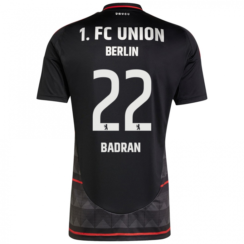 Hombre Camiseta Ahmad Badran #22 Negro 2ª Equipación 2024/25 La Camisa Chile