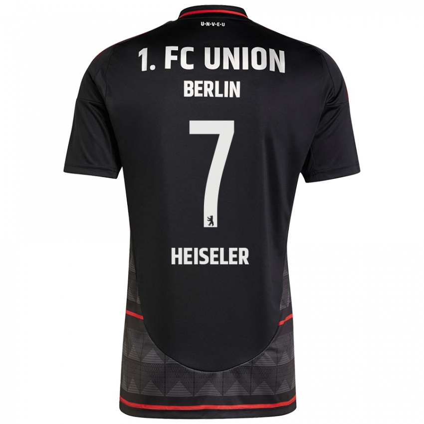 Hombre Camiseta Lisa Heiseler #7 Negro 2ª Equipación 2024/25 La Camisa Chile