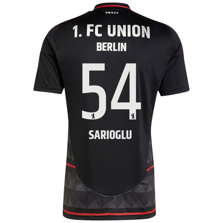 Hombre Camiseta Defne Sarıoğlu #54 Negro 2ª Equipación 2024/25 La Camisa Chile