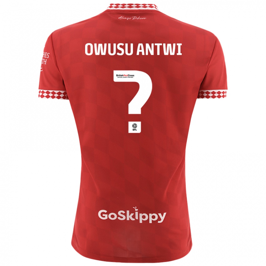 Mujer Camiseta Filbert Owusu-Antwi #0 Rojo 1ª Equipación 2024/25 La Camisa Chile