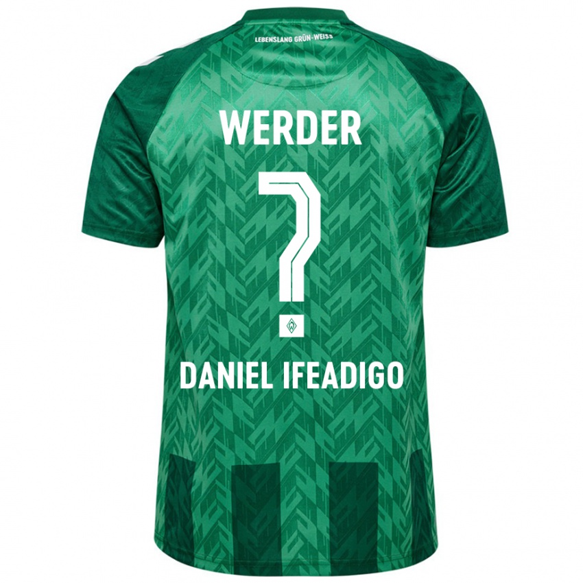 Mujer Camiseta Kamsiyonna Daniel Ifeadigo #0 Verde 1ª Equipación 2024/25 La Camisa Chile