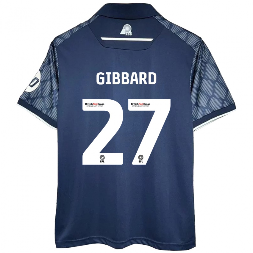 Mujer Camiseta Mari Gibbard #27 Negro 2ª Equipación 2024/25 La Camisa Chile