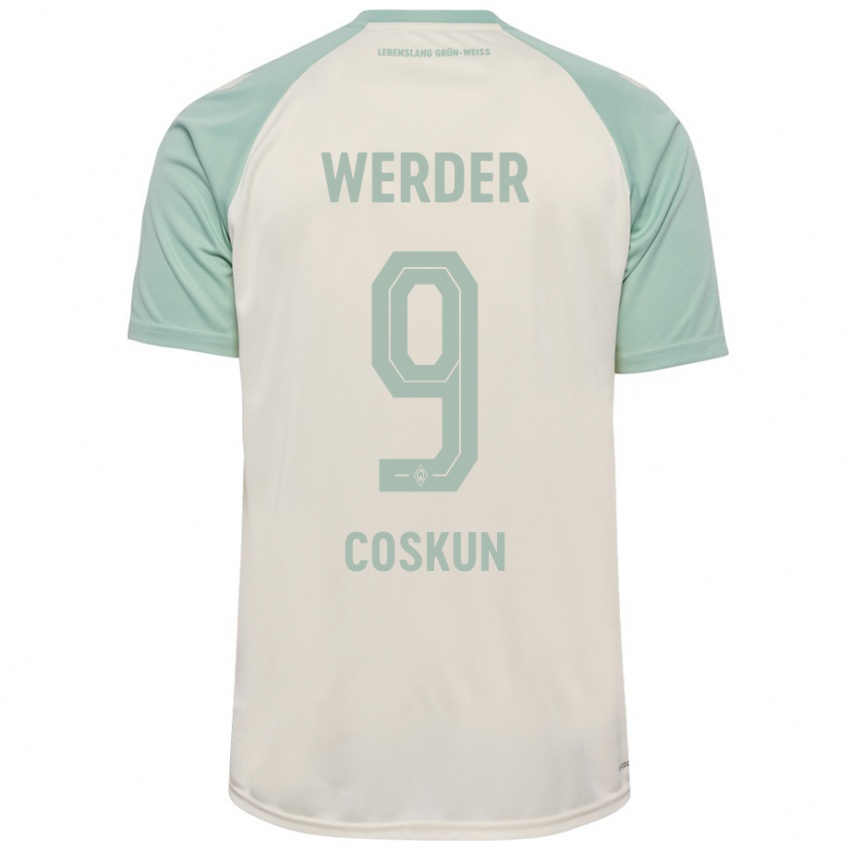 Mujer Camiseta Boran-Firat Coskun #9 Blanquecino Verde Claro 2ª Equipación 2024/25 La Camisa Chile