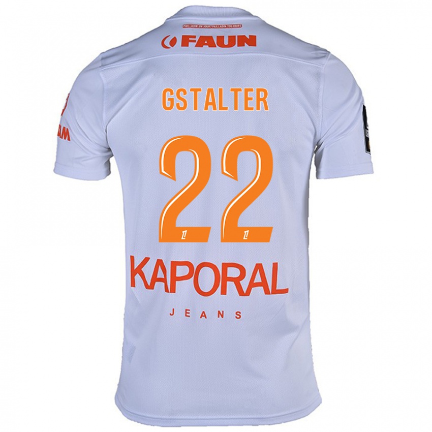 Mujer Camiseta Lola Gstalter #22 Blanco 2ª Equipación 2024/25 La Camisa Chile