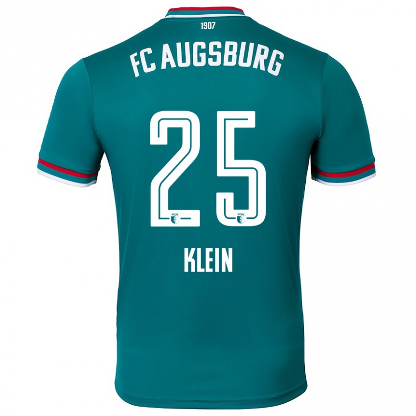 Mujer Camiseta Daniel Klein #25 Verde Oscuro 2ª Equipación 2024/25 La Camisa Chile