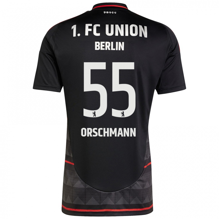 Mujer Camiseta Katja Orschmann #55 Negro 2ª Equipación 2024/25 La Camisa Chile