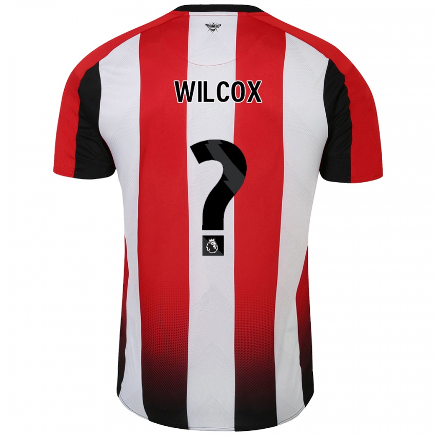 Niño Camiseta Max Wilcox #0 Rojo Blanco 1ª Equipación 2024/25 La Camisa Chile