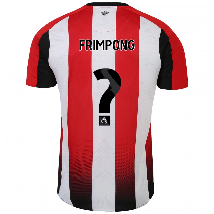 Niño Camiseta Charles Frimpong #0 Rojo Blanco 1ª Equipación 2024/25 La Camisa Chile