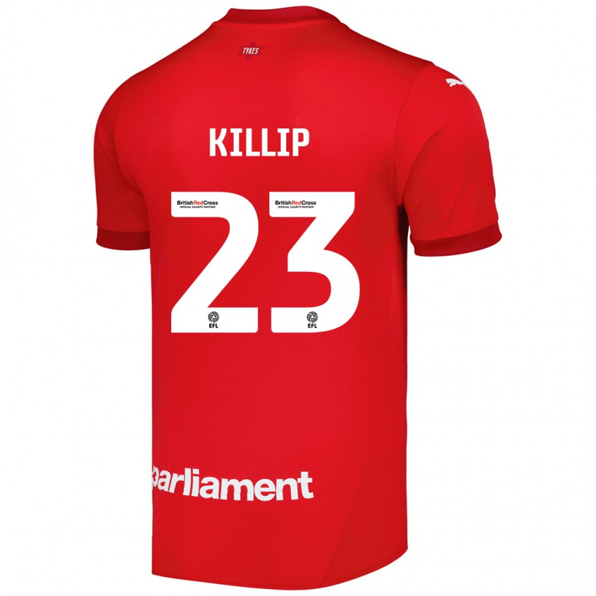 Niño Camiseta Ben Killip #23 Rojo 1ª Equipación 2024/25 La Camisa Chile