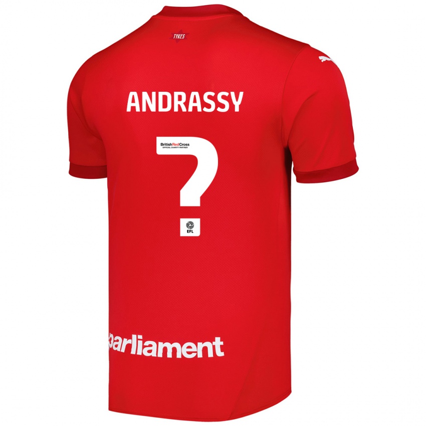 Niño Camiseta Oliver Andrassy #0 Rojo 1ª Equipación 2024/25 La Camisa Chile