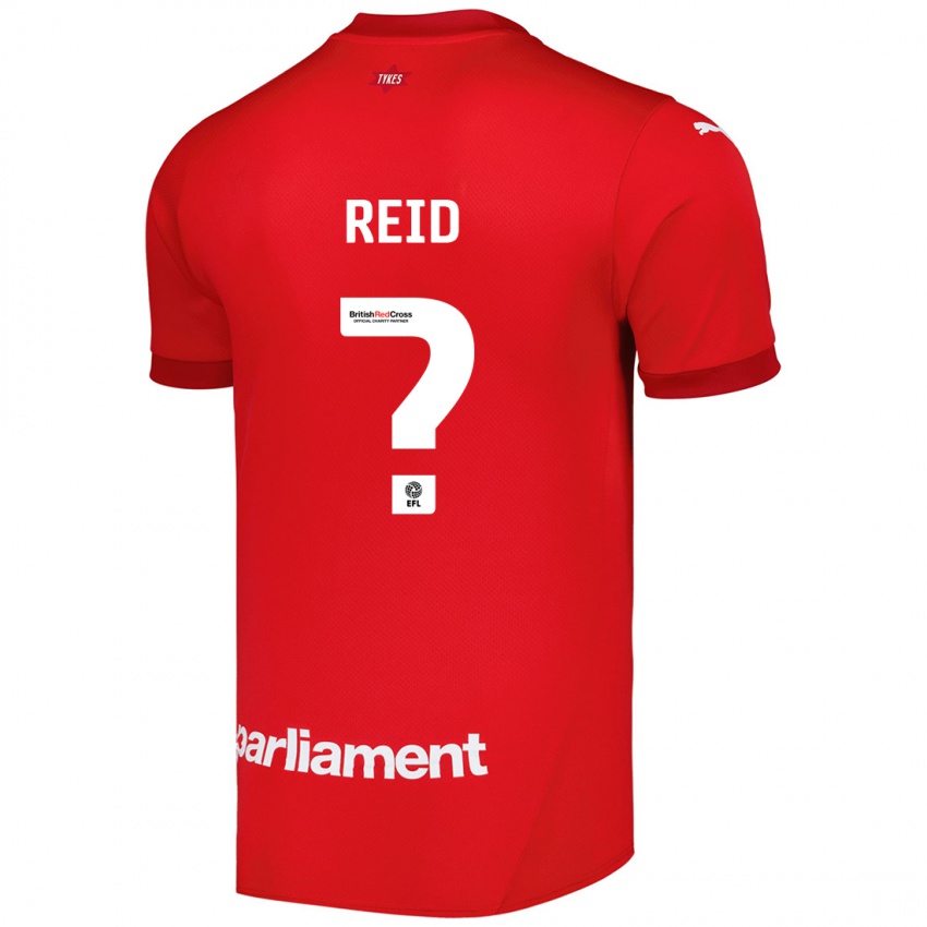 Niño Camiseta Kallum Reid #0 Rojo 1ª Equipación 2024/25 La Camisa Chile