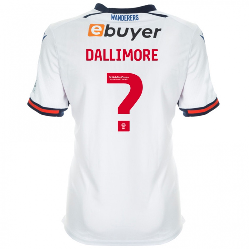 Niño Camiseta Jack Dallimore #0 Blanco 1ª Equipación 2024/25 La Camisa Chile