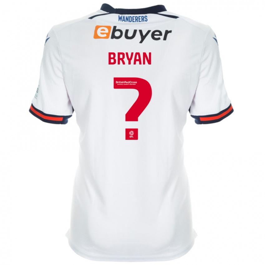 Niño Camiseta Trevon Bryan #0 Blanco 1ª Equipación 2024/25 La Camisa Chile